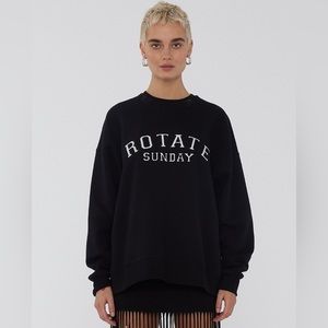 ROTATE SUNDAY CLASSIC SWEATSHIRT in BLACK